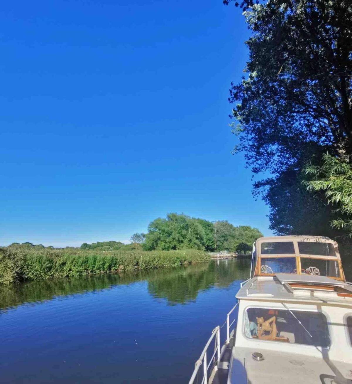 Dutch Cruiser Ship On A Tranquil Secluded River Tonbridge Eksteriør bilde